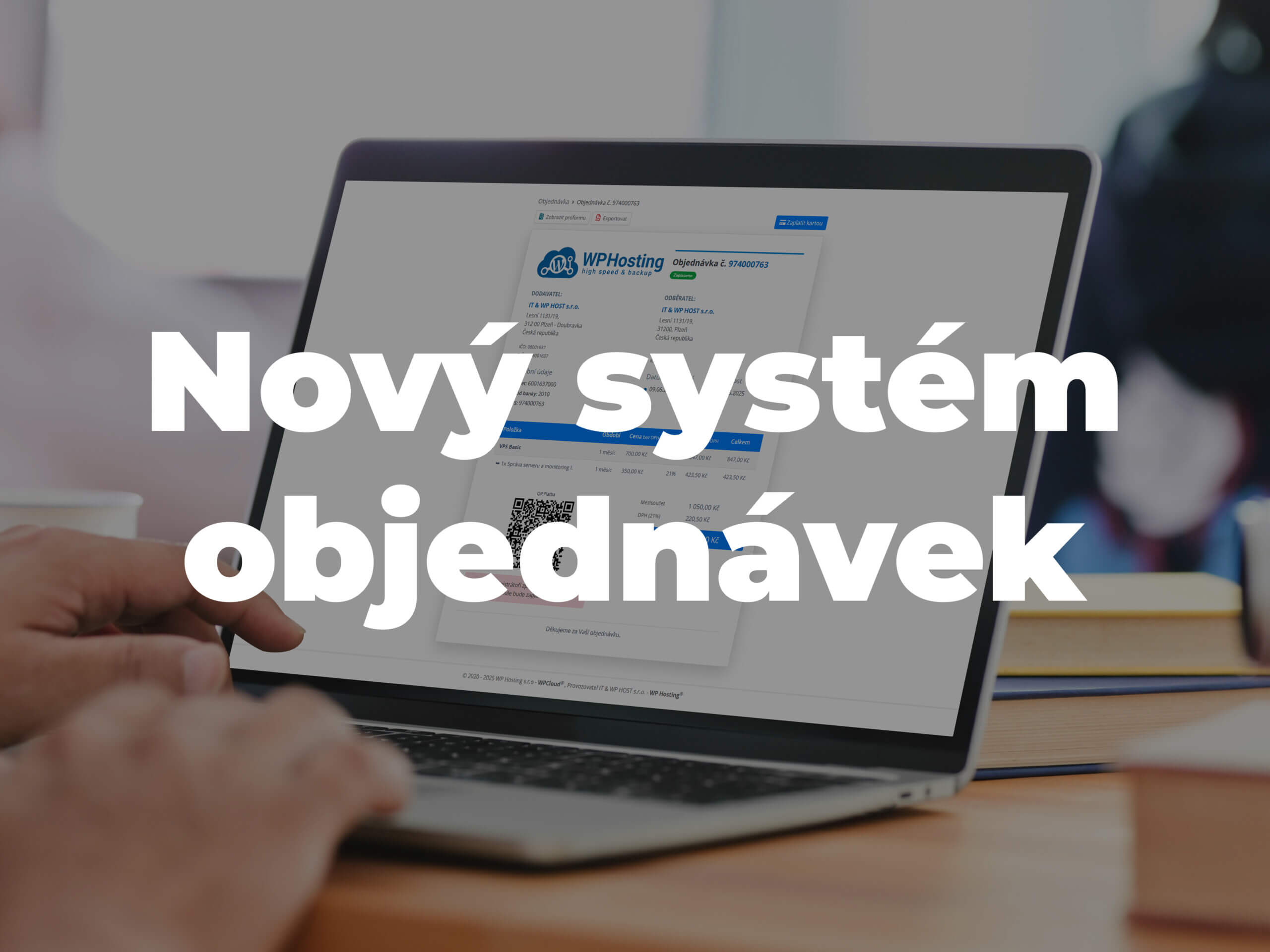 Správa a platby služeb ve WPCloud